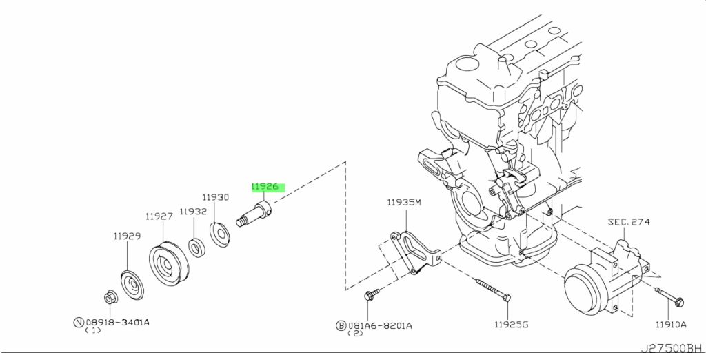 Nissan 11928 1m202
