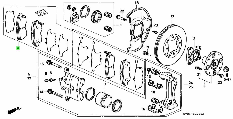 Honda 45022 t1e g00