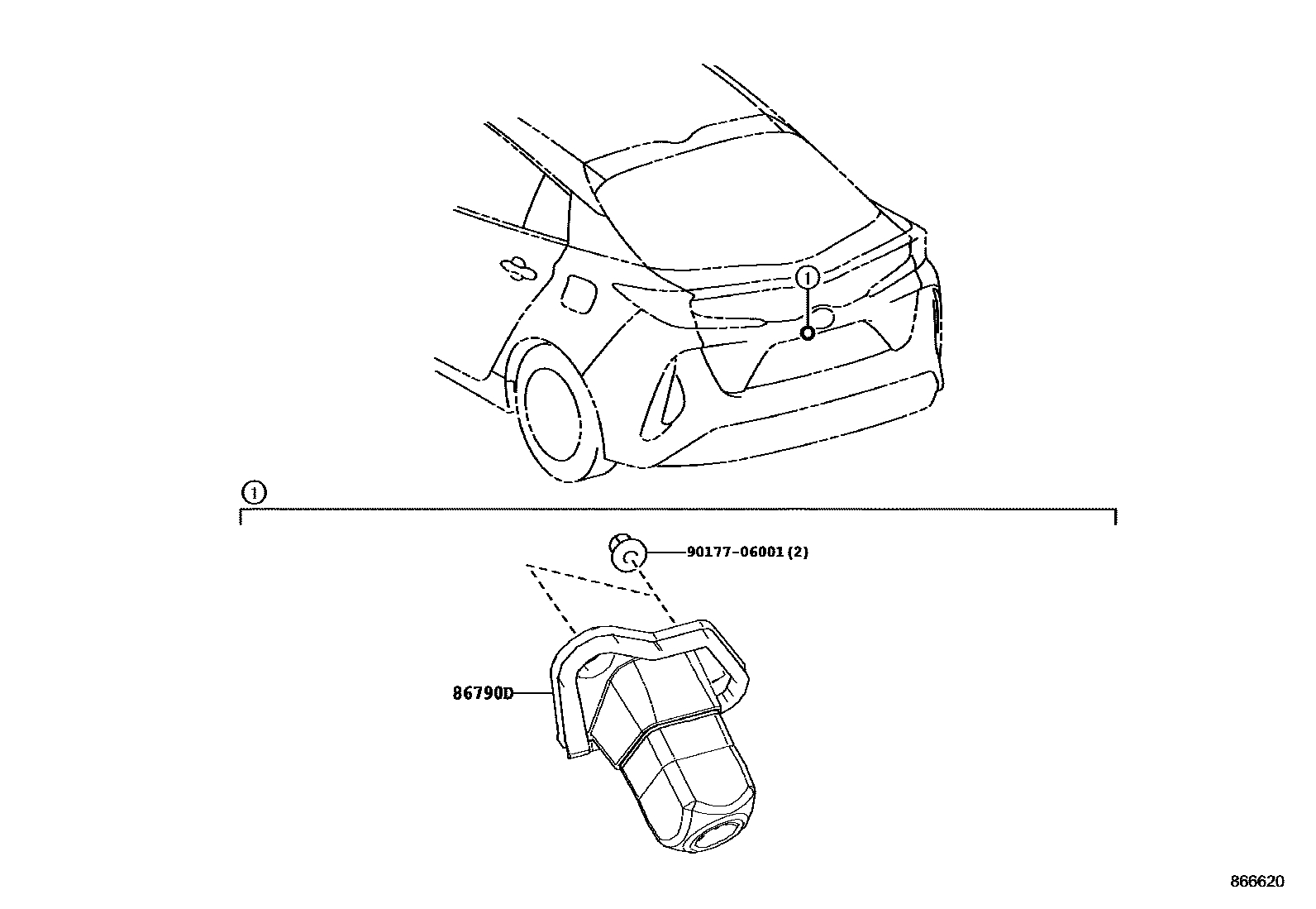 Kamera Zadnego Vida I Displej Dlya Toyota Prius Phv 4 Pokolenie 02 2017 N V Zapchasti Dlya Toyota Katalogi Originalnyh Zapchastej Amayama Amayama