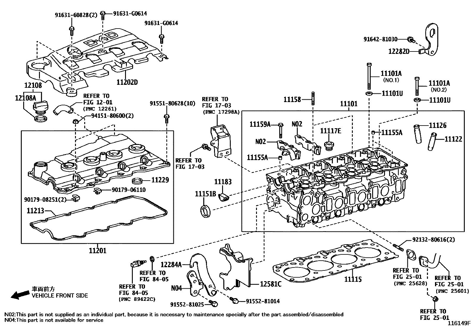 Buy genuine cylinder head for Toyota Land Cruiser Prado 4 generation ...