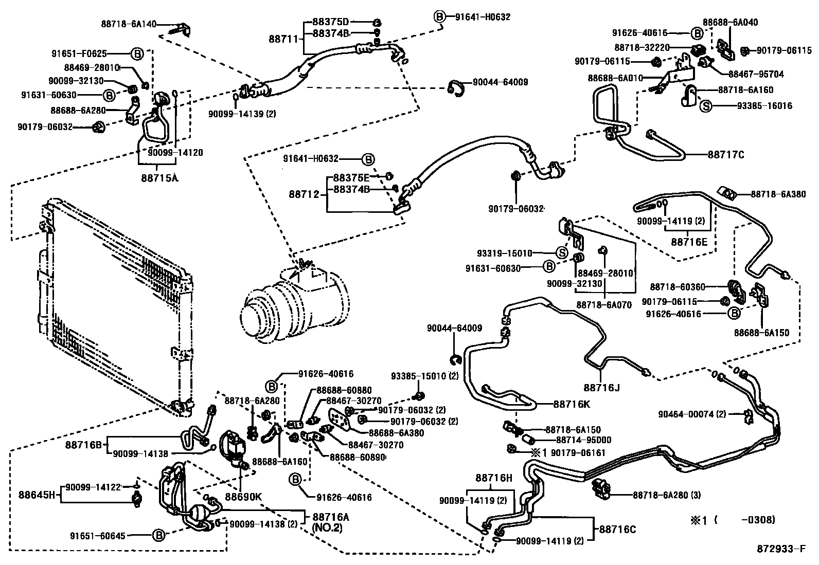 Схема кондиционера тойота ленд крузер 200 - 90 фото