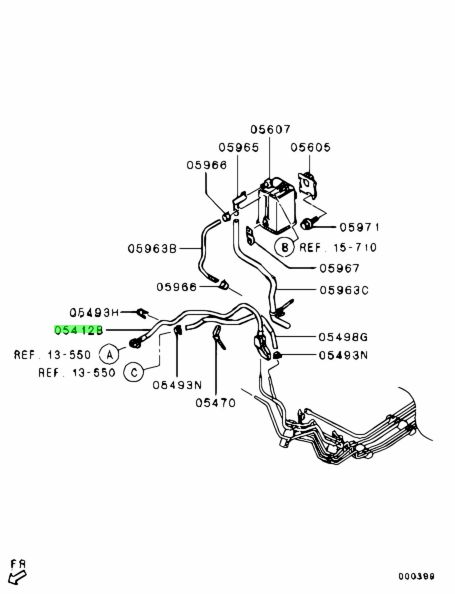 Buy Genuine Mitsubishi 1741A377 Hose,fuel High Pressure. Prices, fast ...