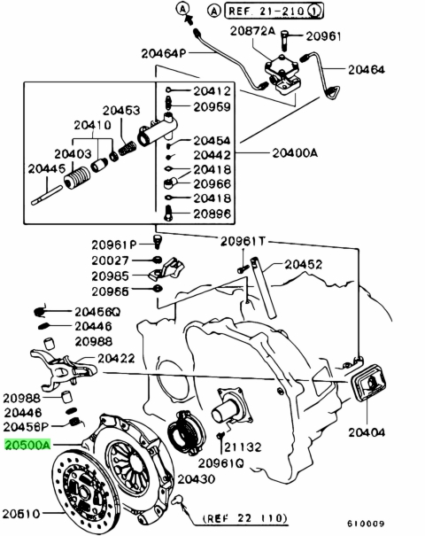 Mitsubishi md632052 аналог