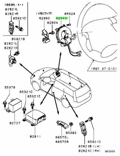 8619a018 mitsubishi pajero 4