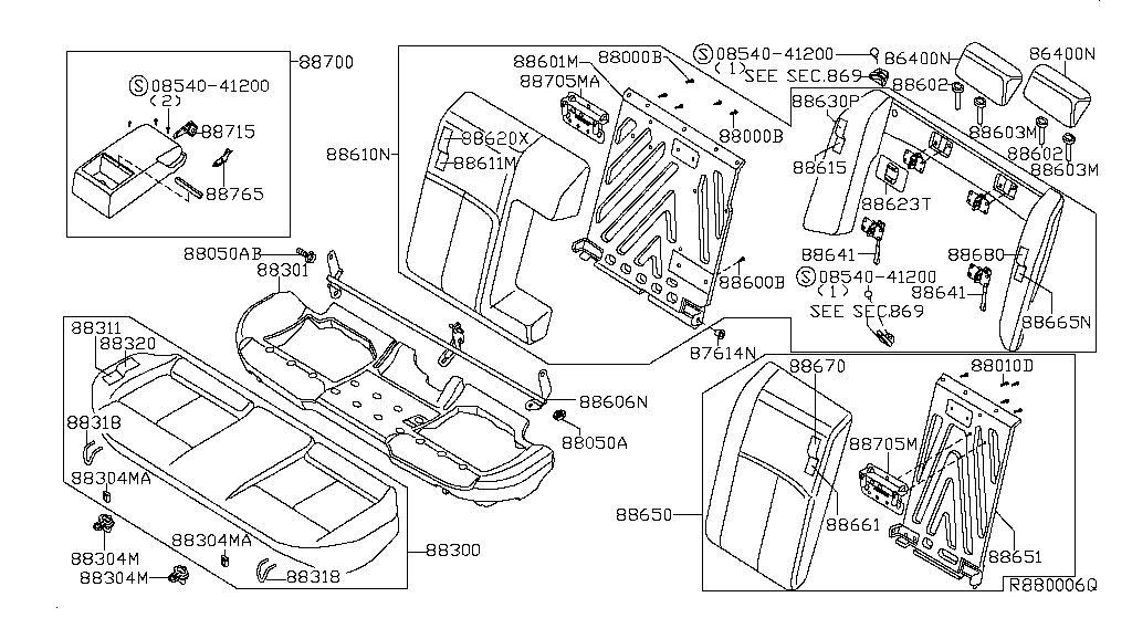 Rear seats перевод