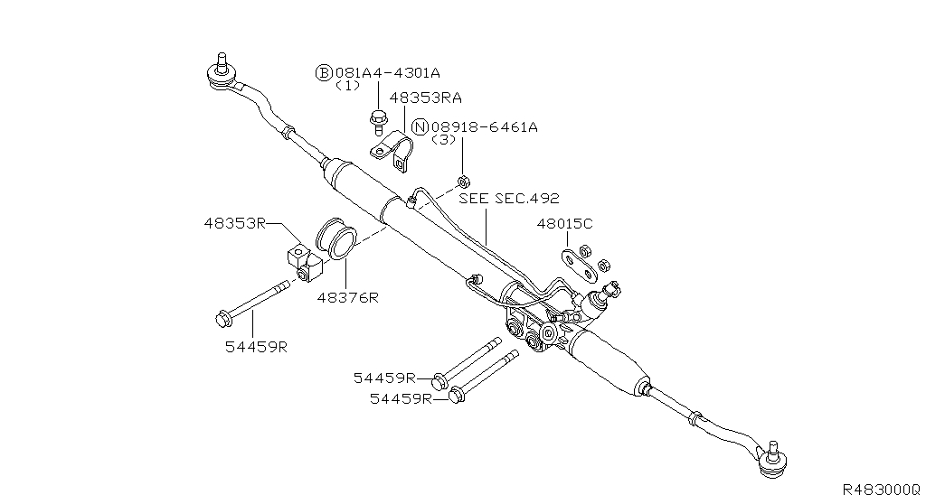 Steering Gear Mounting (Chassis)
