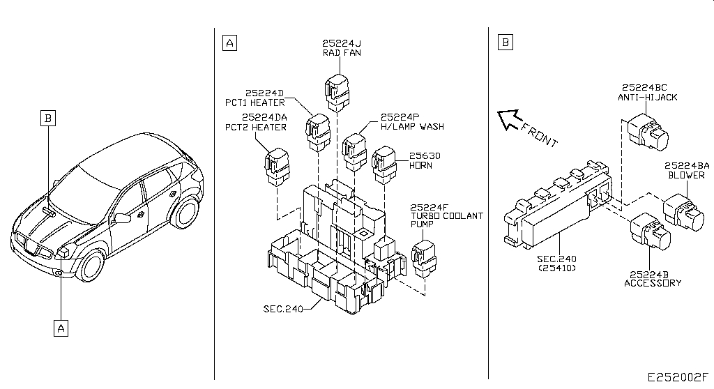 Nissan Xterra Ecm Relay AA2