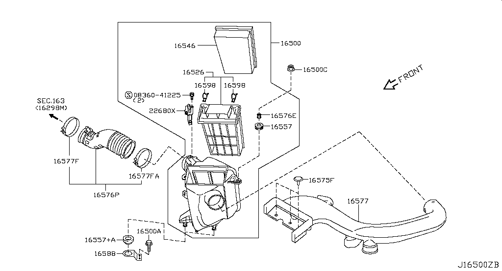 Nissan 17429 79970