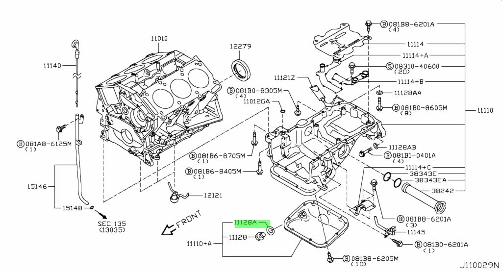 11026 1ca0a nissan