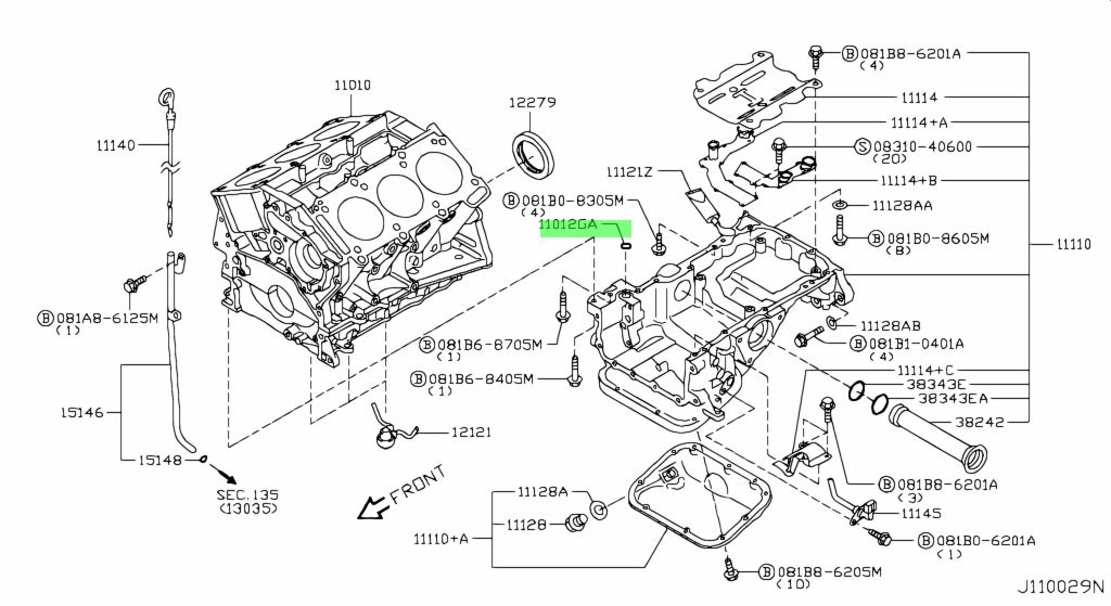 Nissan 15066 31u02