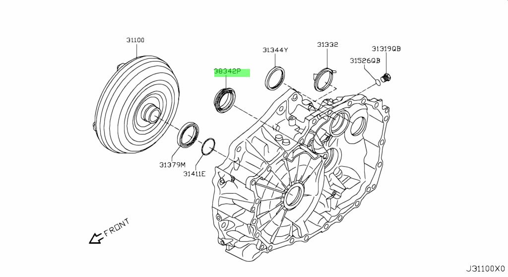 Nissan 38342 8e001