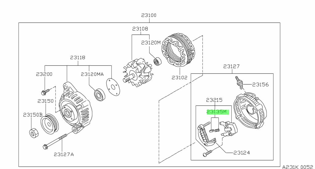 Nissan 23142 31u00