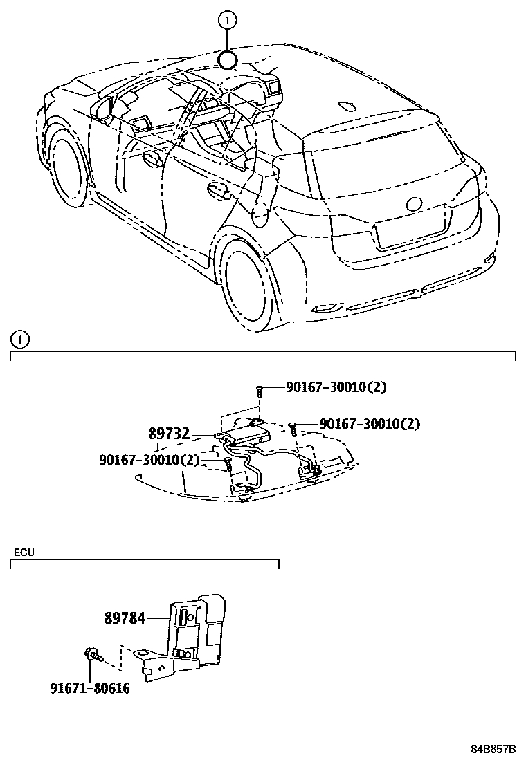 Theft sensor lexus